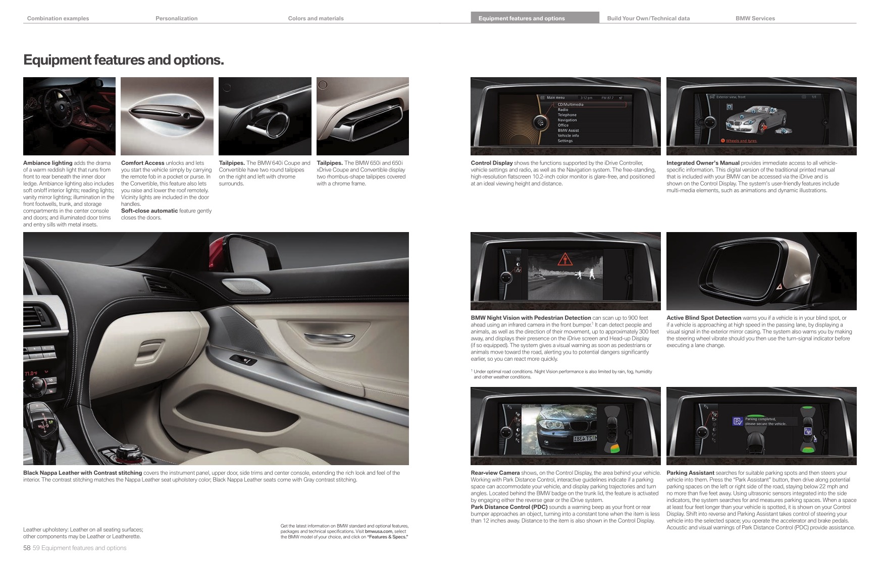2013 BMW 6-Series Brochure Page 7